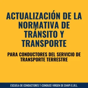 CURSO NORMATIVA DE TRÁNSITO Y TRANSPORTE